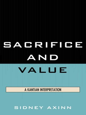 cover image of Sacrifice and Value
